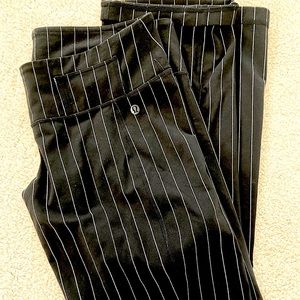 Lululemon Bootcut Pinstripe Leggings